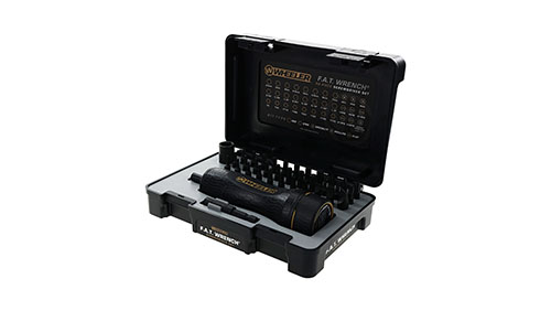 Le set de tournevis 38 pièces FAT Wrench de WHEELER offre précision, polyvalence et durabilité, idéal pour tous tes travaux de gunsmithing et d'entretien d'armes.